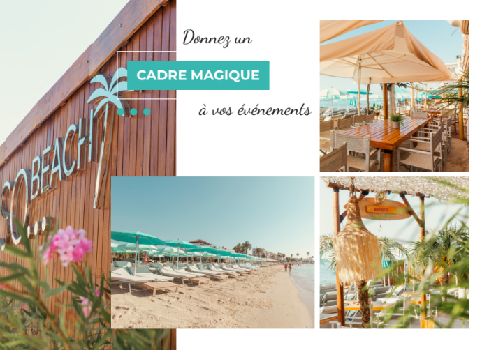 événement plage privée golfe juan 